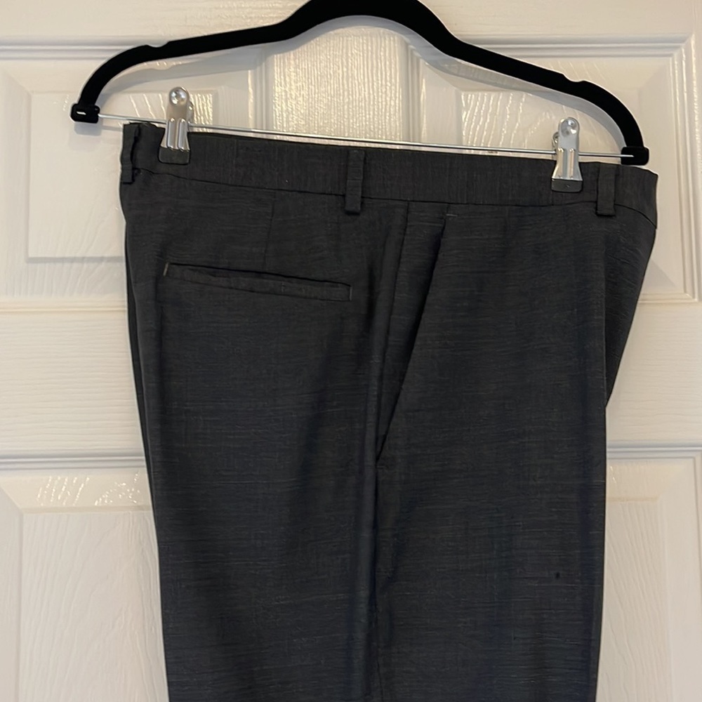 DKNY mens dark grey dress pants - Picture 3 of 11